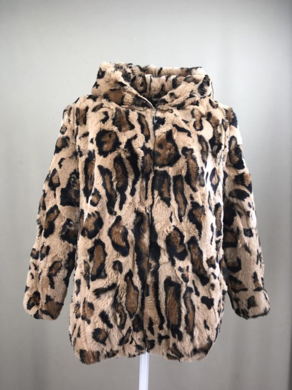 Ladies Pattern Hooded Jacket