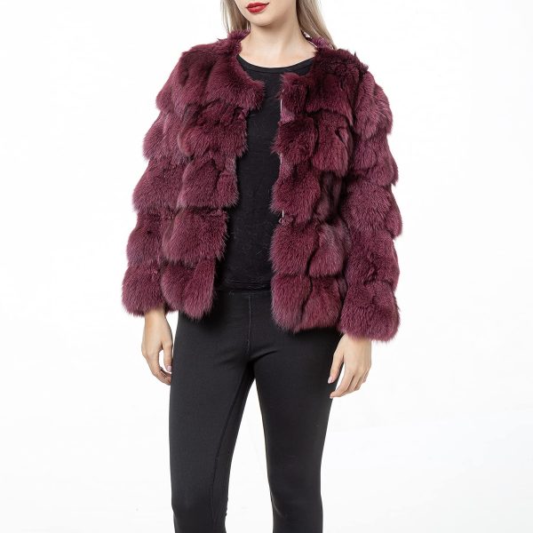 Women's Genuine Natural Fox Fur Jacket