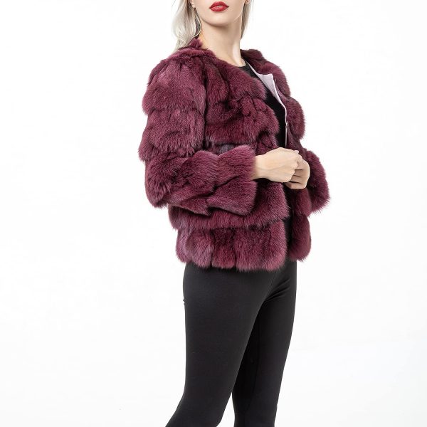 Women's Genuine Natural Fox Fur Jacket