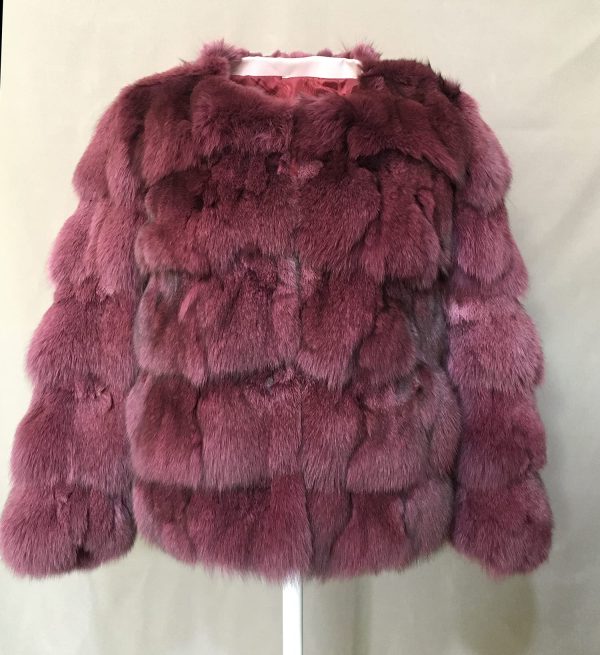 Women's Genuine Natural Fox Fur Jacket