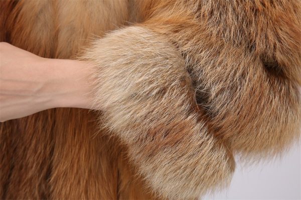 Women's Natural Red Fox Fur Coat