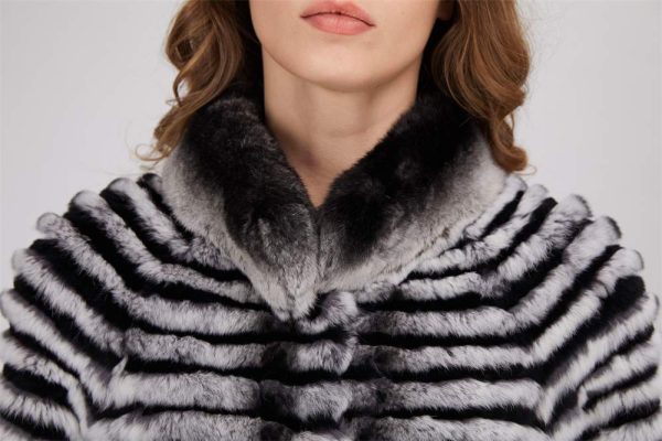 Women's Rex rabbit fur long coat