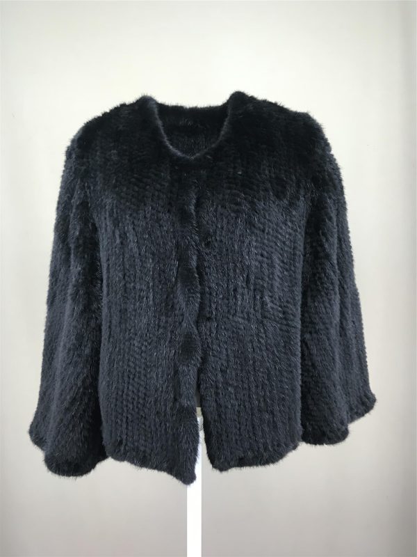 Women's knitted mink