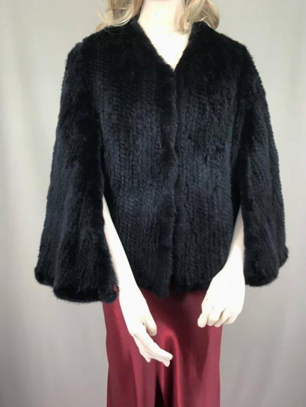 Women's knitted mink