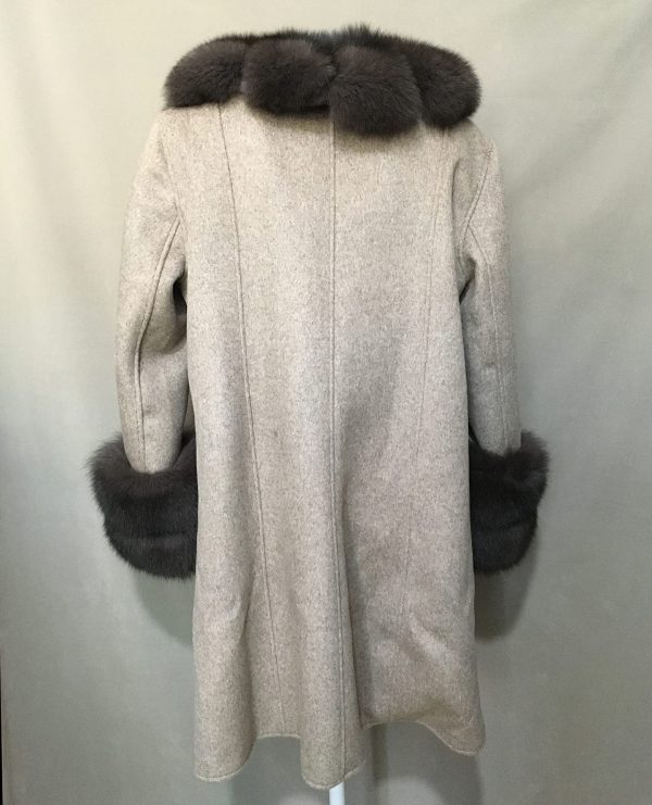 Women's long wool coat