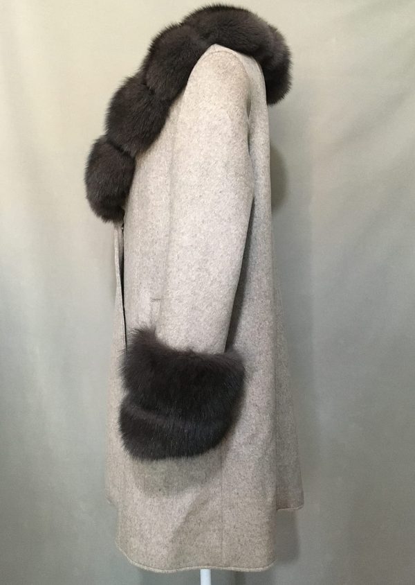 Women's long wool coat