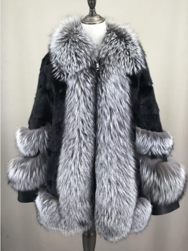 Women's natural mink coat