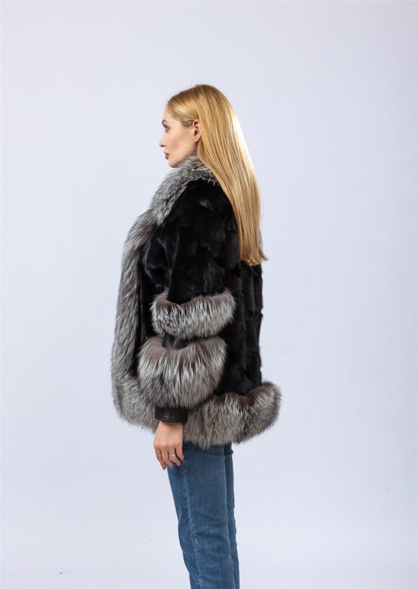 Women's natural mink coat