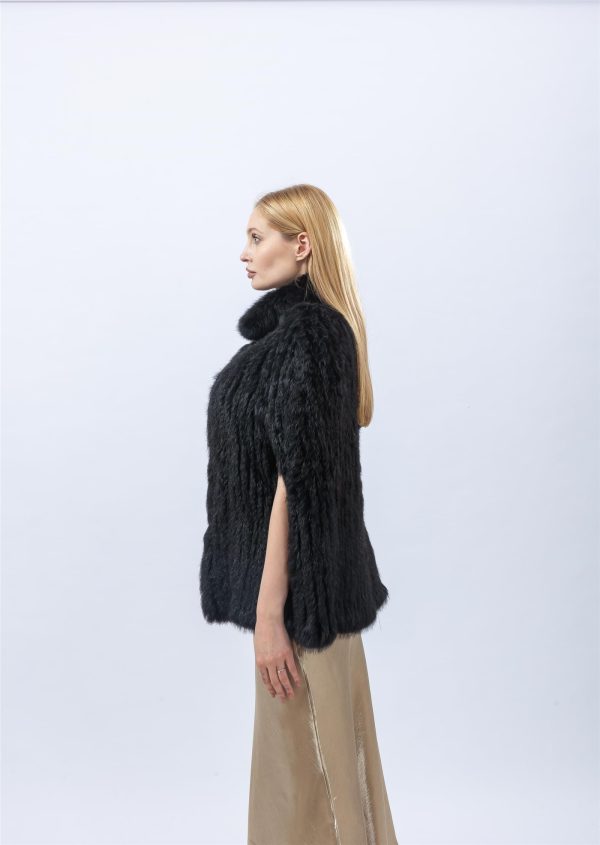 Women's natural rabbit fur