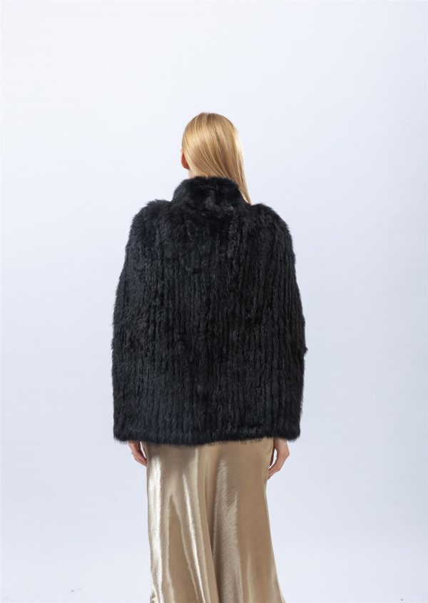 Women's natural rabbit fur