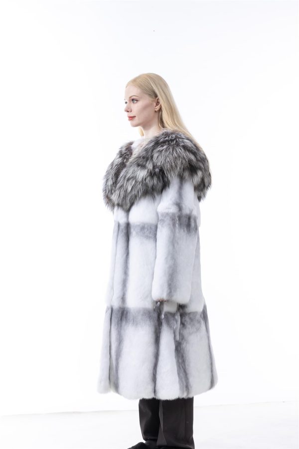 Women's rabbit fur coat