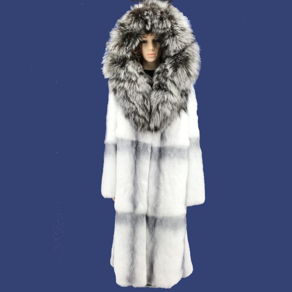 Women's rabbit fur coat